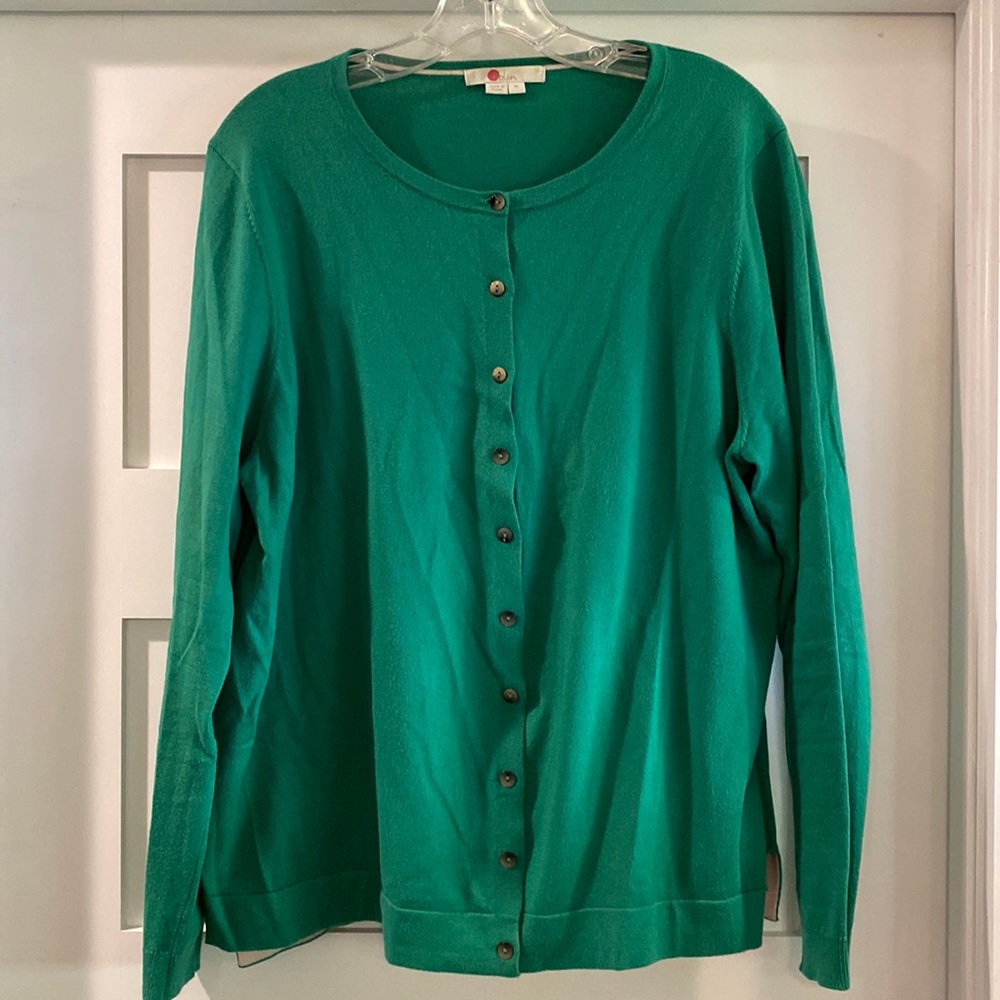 BODEN Green Long Sleeve Cardigan - Size XL